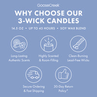 Blankets & Snowflakes 3-Wick Candle