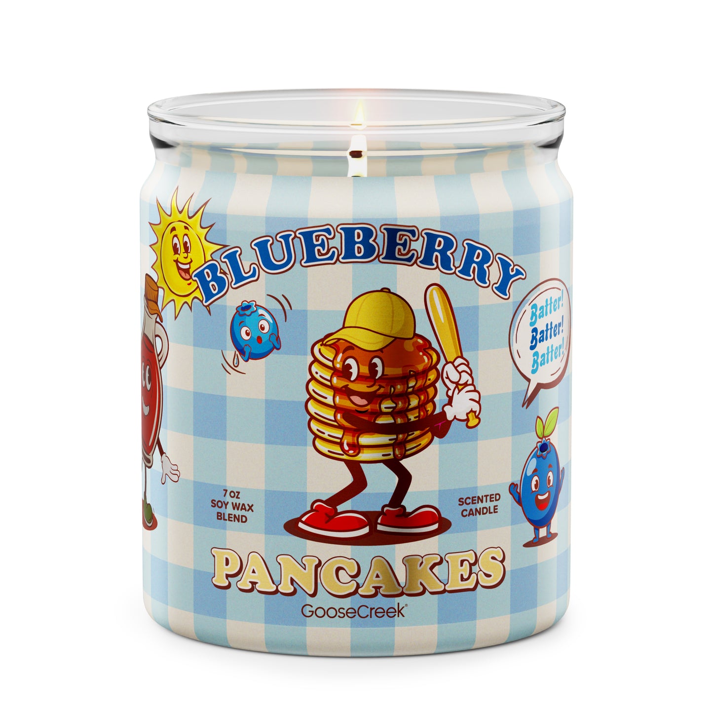 Blueberry Pancakes 7oz Single Wick Candle