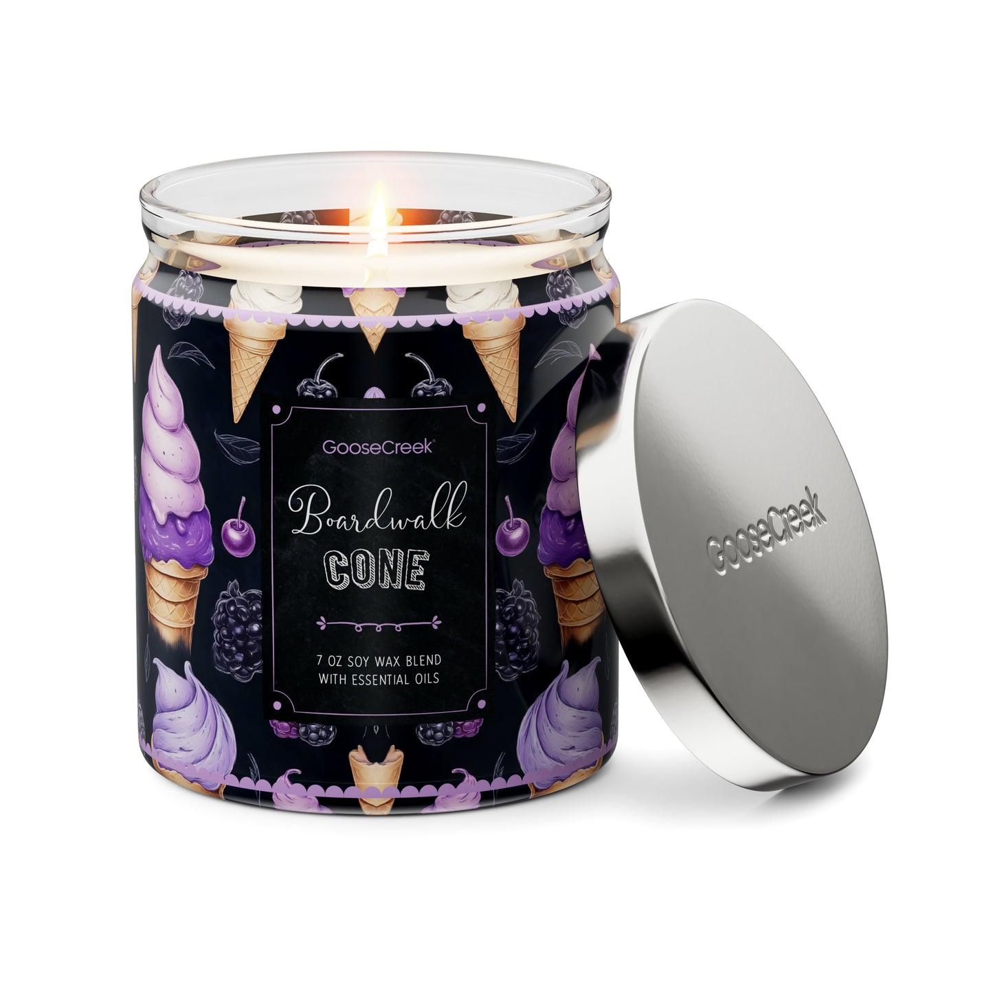 Boardwalk Cone 7oz Single Wick Candle