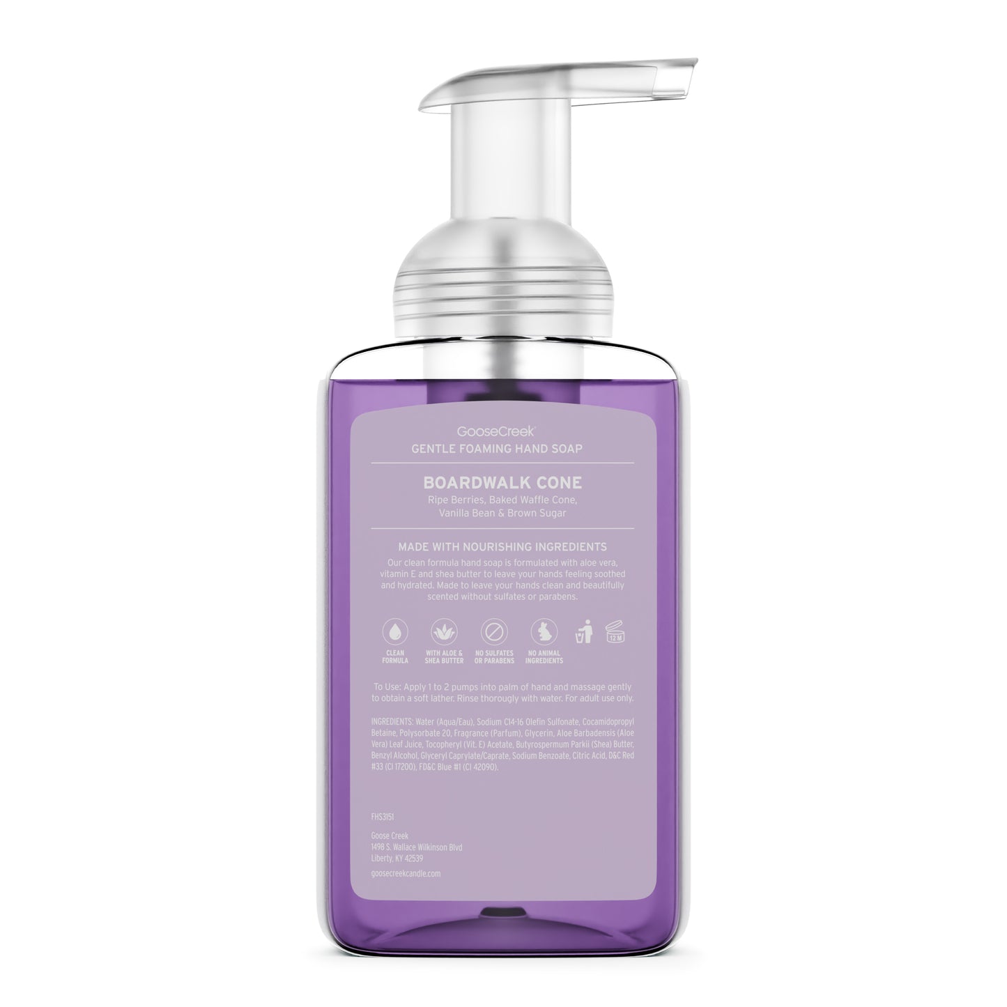 Boardwalk Cone Lush Foaming Hand Soap