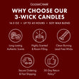 Load image into Gallery viewer, Bonfire Blanket 3-Wick Candle

