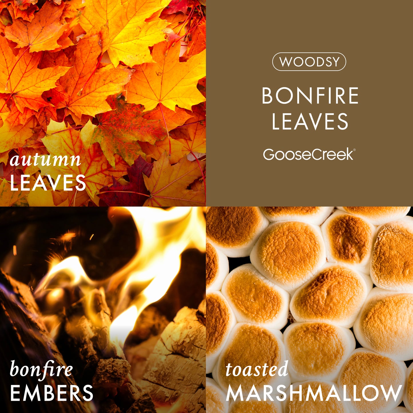 Bonfire Leaves 3-Wick Candle