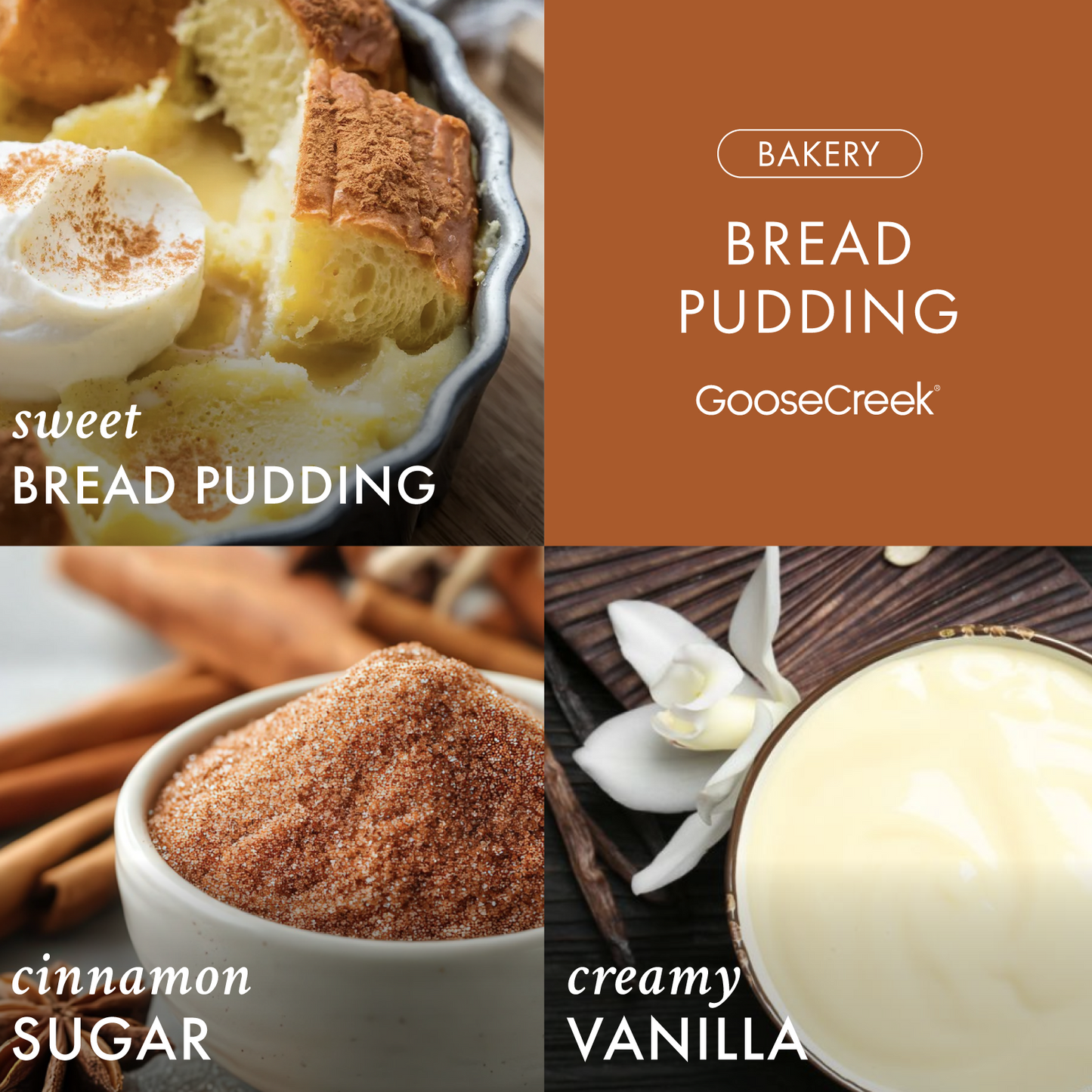 Bread Pudding 3-Wick Candle
