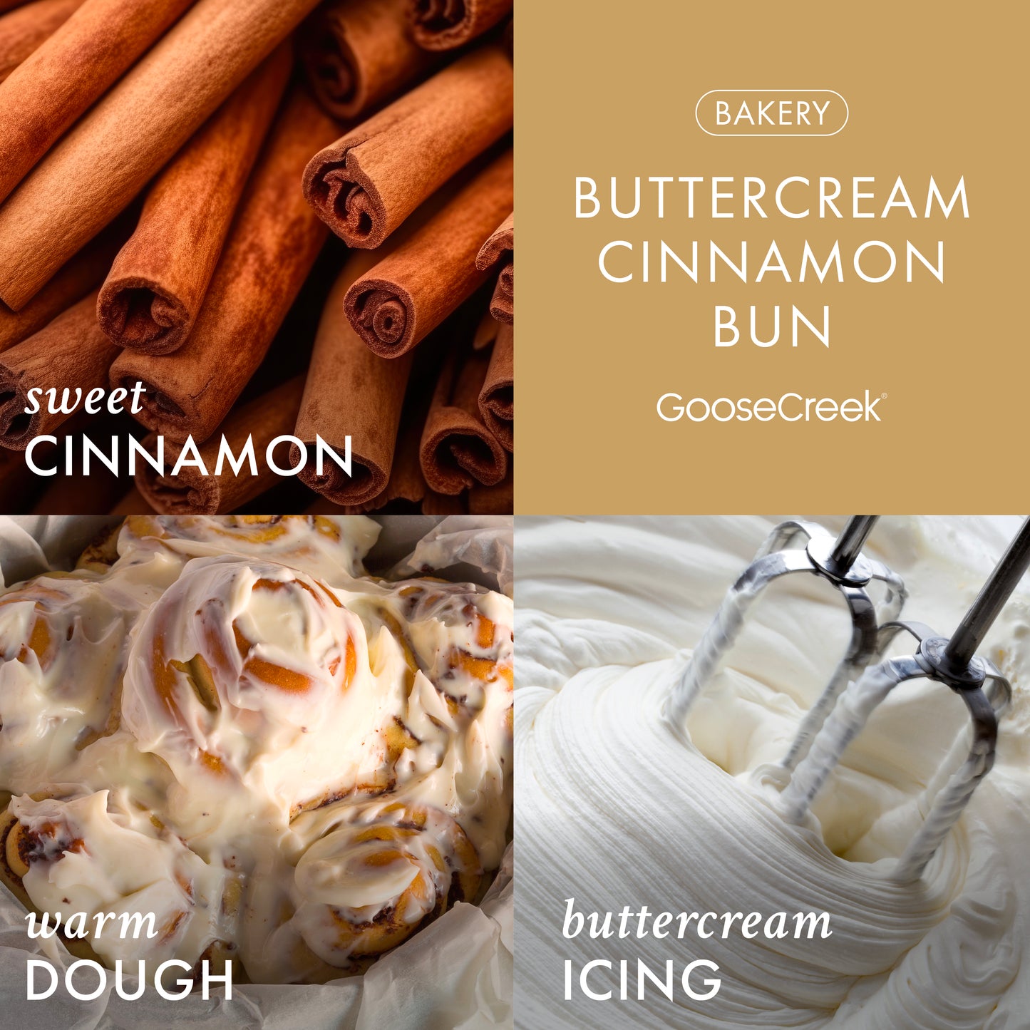 Buttercream Cinnamon Bun 3-Wick Candle
