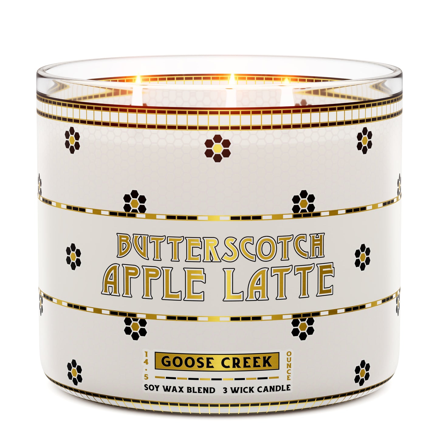 Butterscotch Apple Latte 3-Wick Candle