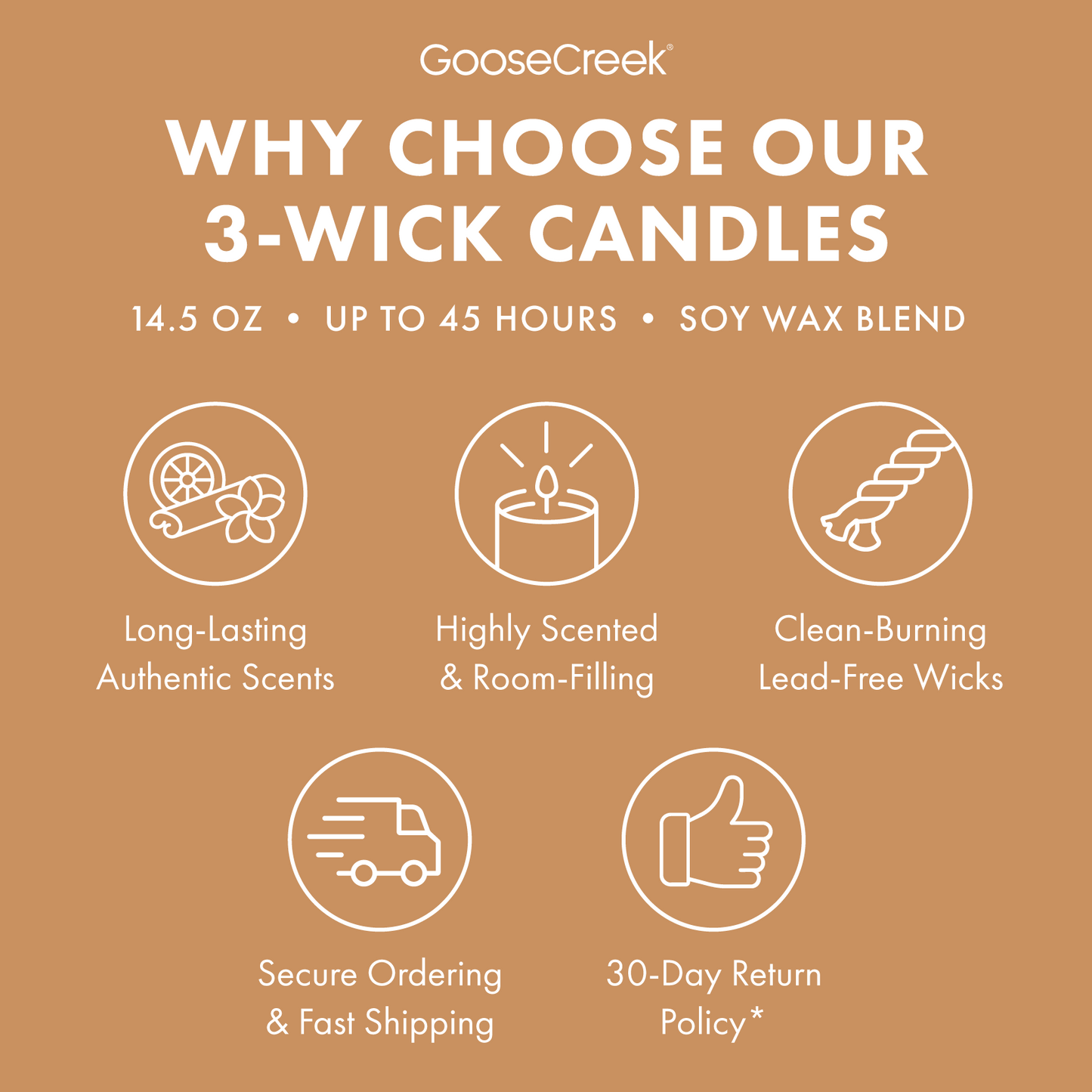 Butterscotch Toasted Marshmallow 3-Wick Candle