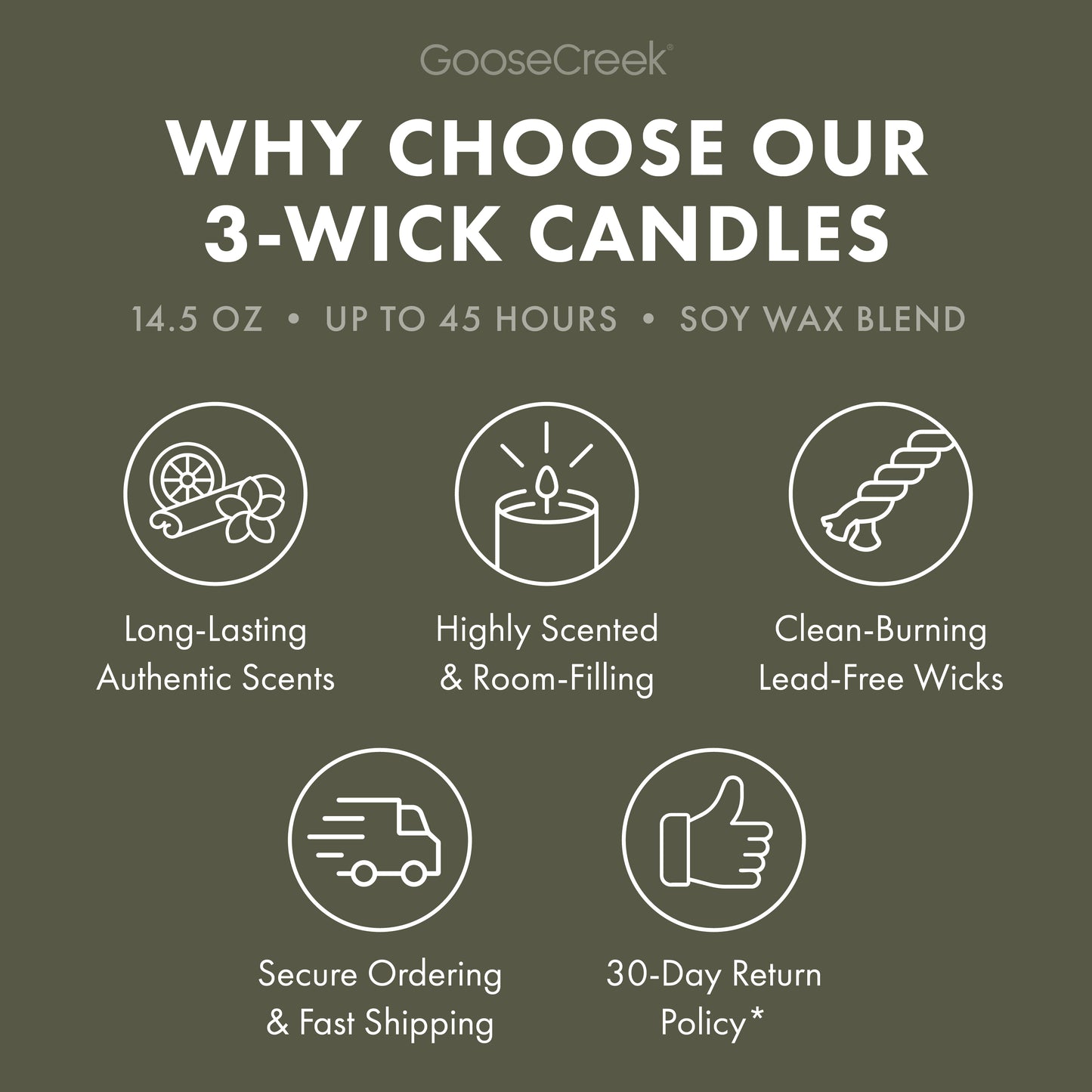 Calm & Cozy 3-Wick Candle
