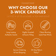 Load image into Gallery viewer, Candy Corn 3-Wick Candle
