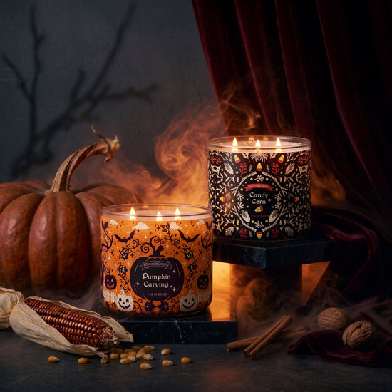 Candy Corn Scented 3-Wick Candle | Home Fragrance for Every Room