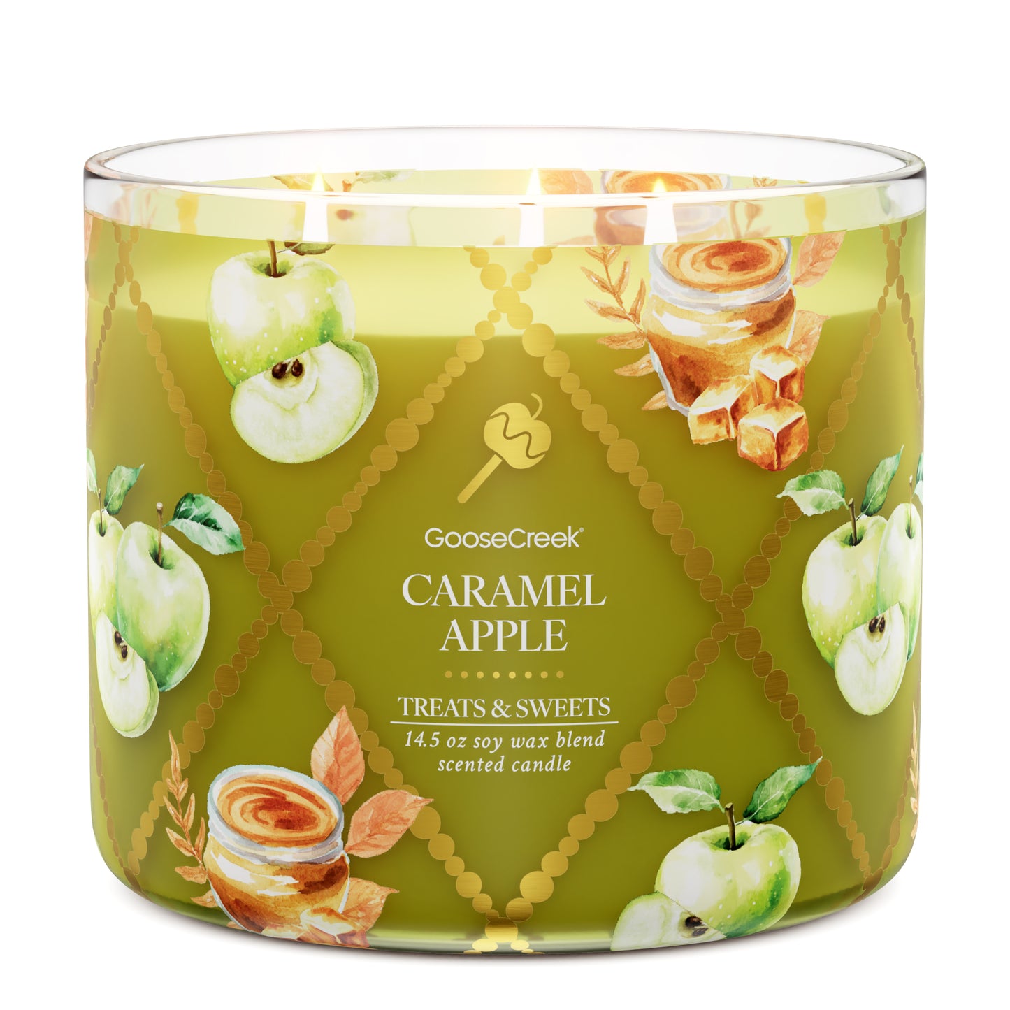 Caramel Apple 3-Wick Candle