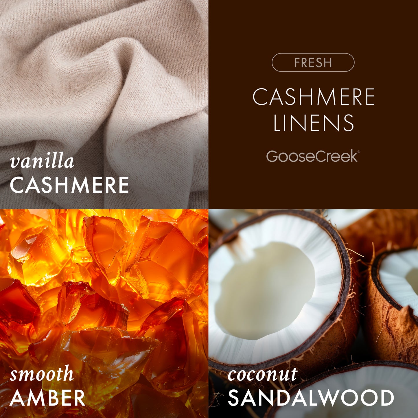 Cashmere Linens High Intensity 4-Wick 26oz Candle