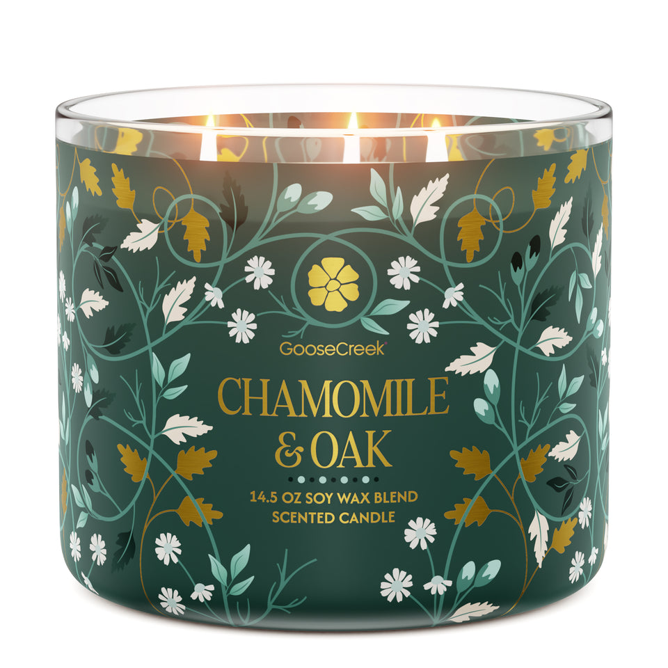 Chamomile & Oak 3-Wick Candle