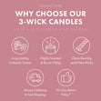 Load image into Gallery viewer, Champagne Bubbles 3-Wick Candle
