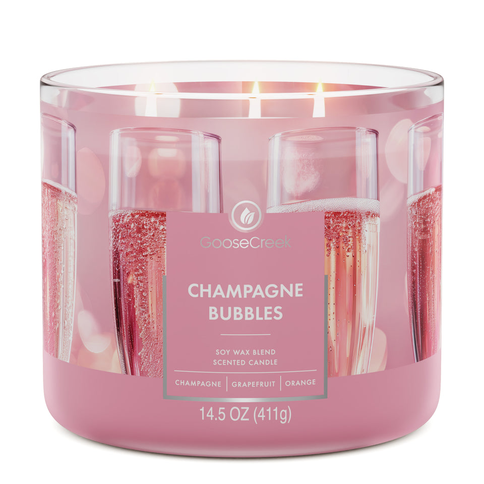 Champagne Bubbles 3-Wick Candle