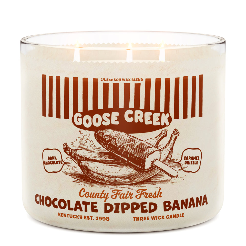 Chocolate Dipped Banana 3-Wick Candle