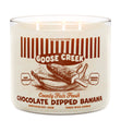 Load image into Gallery viewer, Chocolate Dipped Banana 3-Wick Candle
