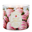 Load image into Gallery viewer, Chocolate Dipped Strawberries Large 3-Wick Candle
