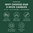 Load image into Gallery viewer, Christmas Carols 3-Wick Candle
