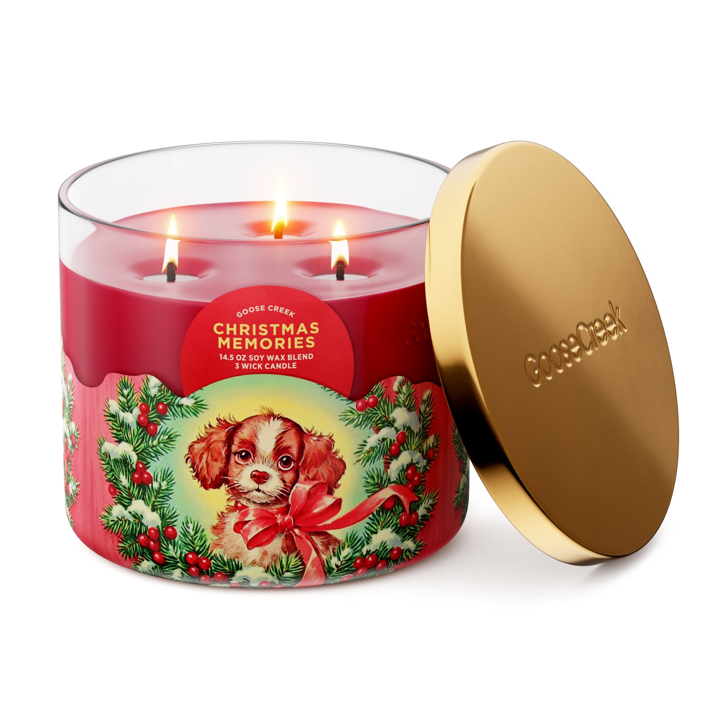 Christmas Memories 3-Wick Candle