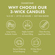 Load image into Gallery viewer, Cider &amp;amp; Sweaters 3-Wick Candle
