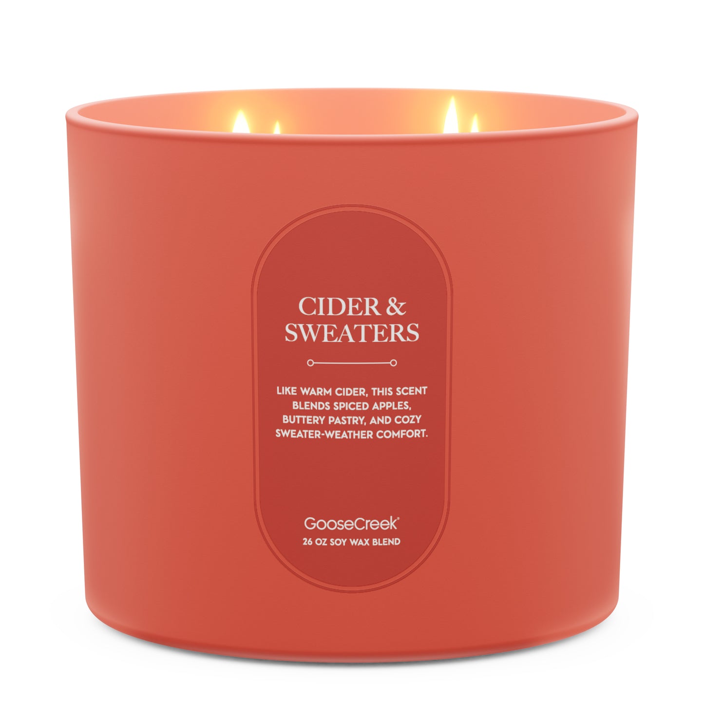 Cider & Sweaters High Intensity 4-Wick 26oz Candle