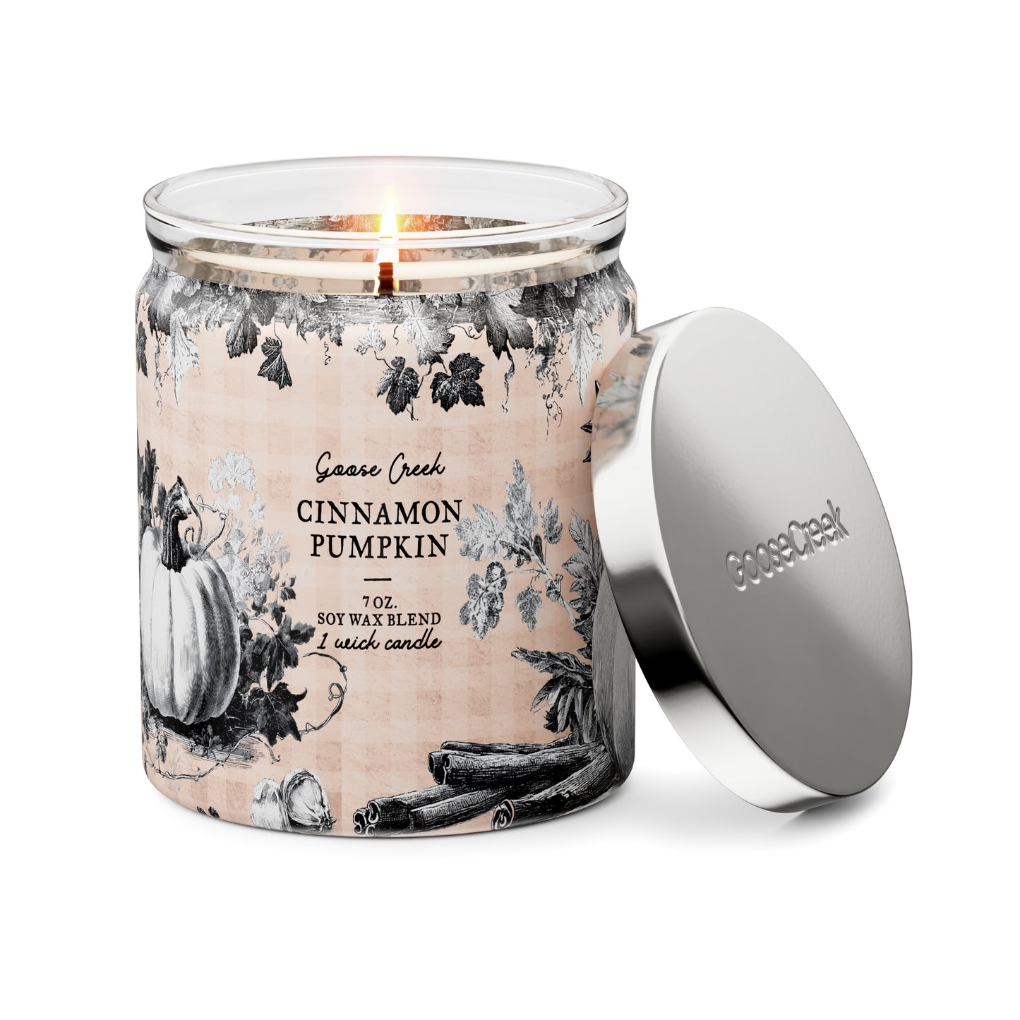 Cinnamon Pumpkin 7oz Single Wick Candle