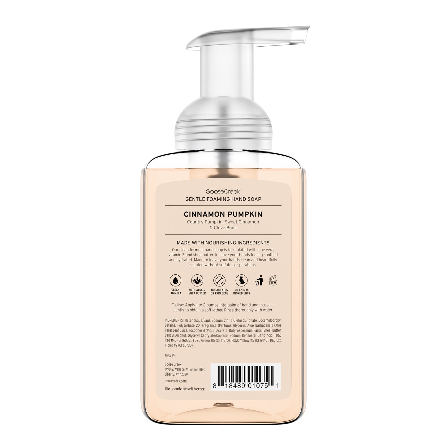 Cinnamon Pumpkin Lush Foaming Hand Soap
