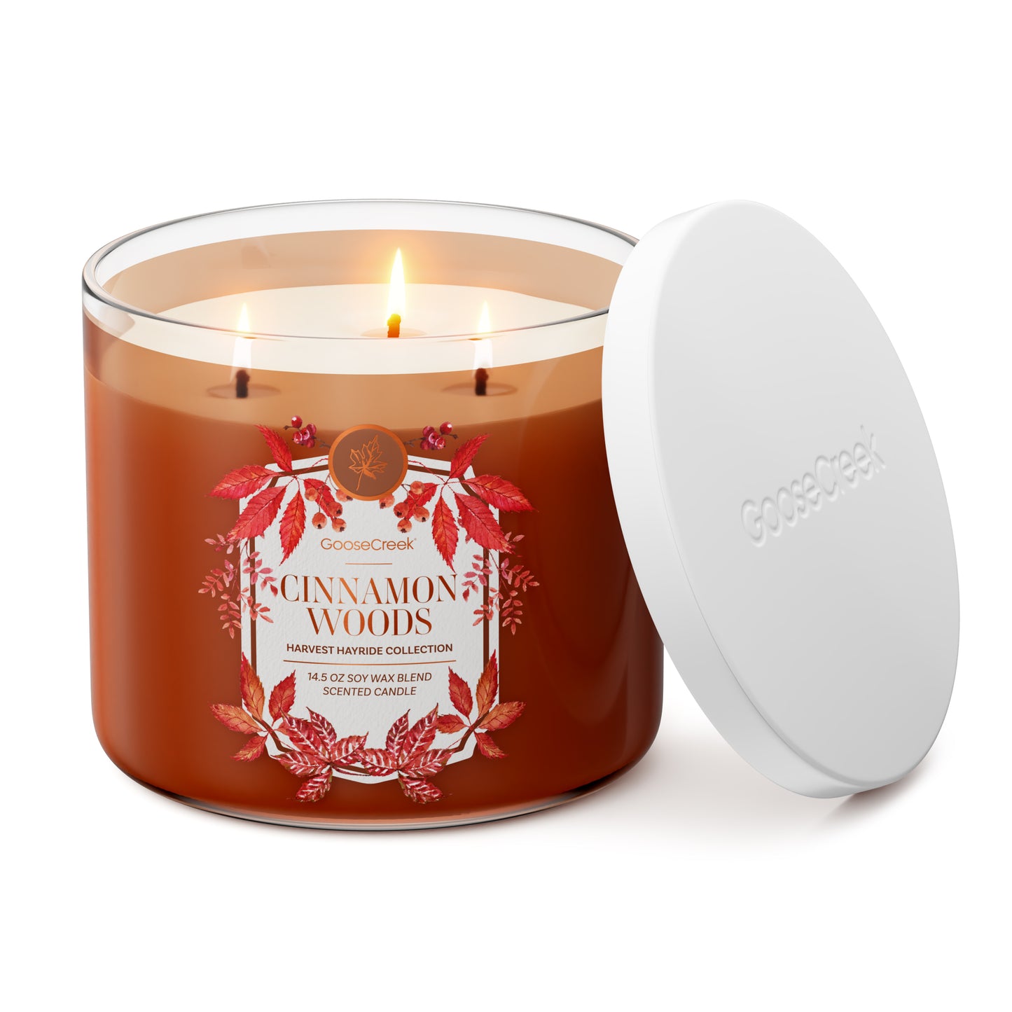 Cinnamon Woods 3-Wick Candle