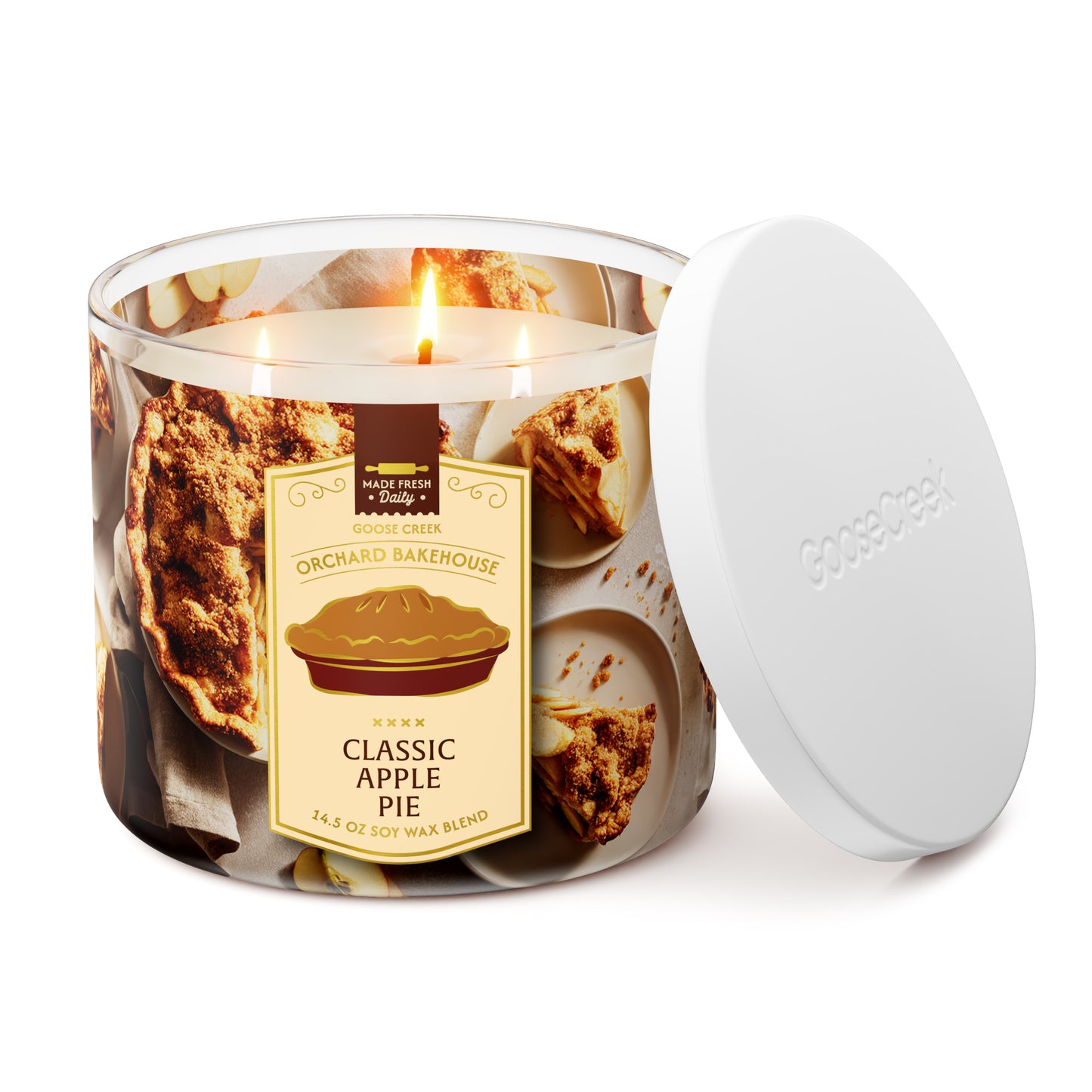 Classic Apple Pie 3-Wick Candle