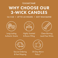 Classic Apple Pie 3-Wick Candle