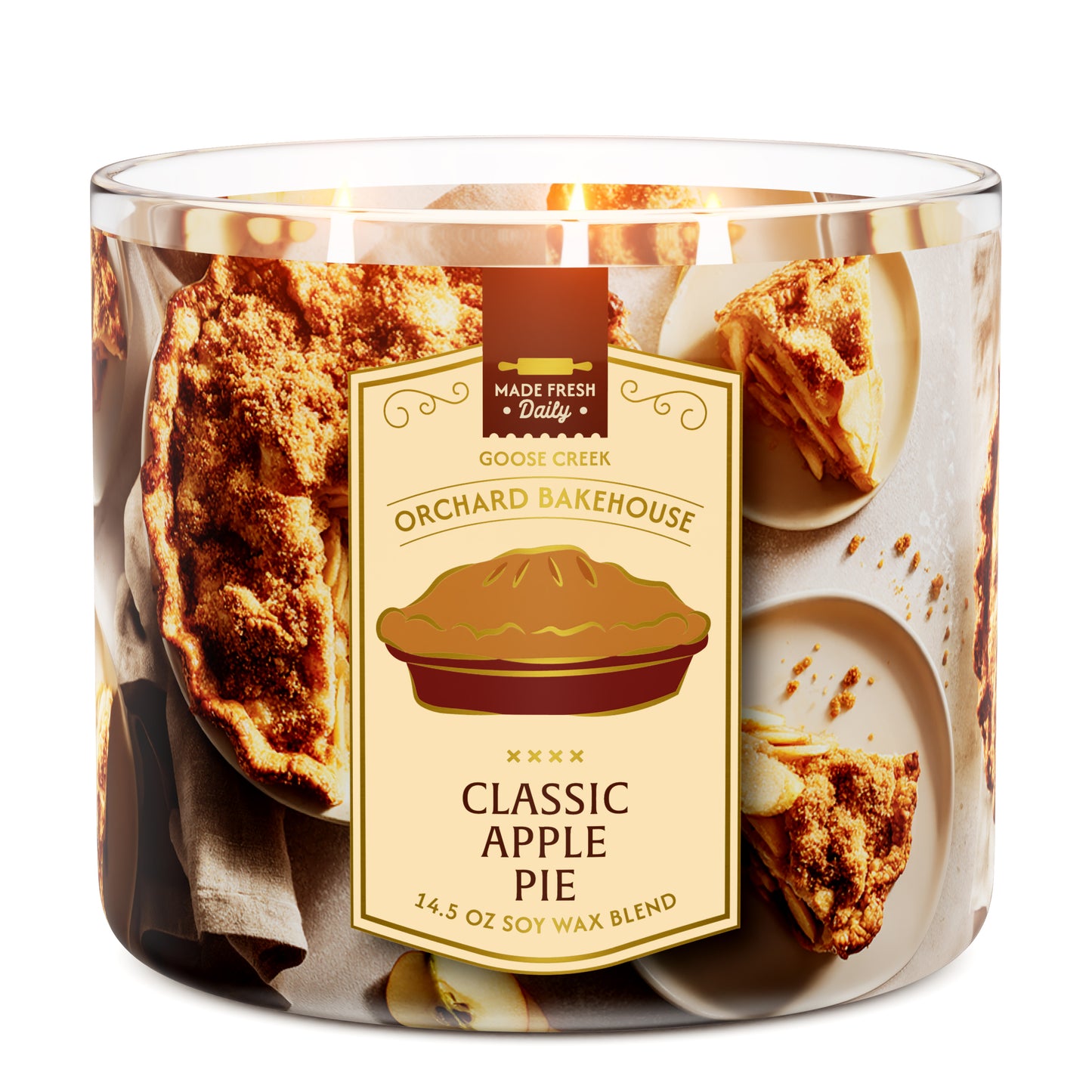 Classic Apple Pie 3-Wick Candle