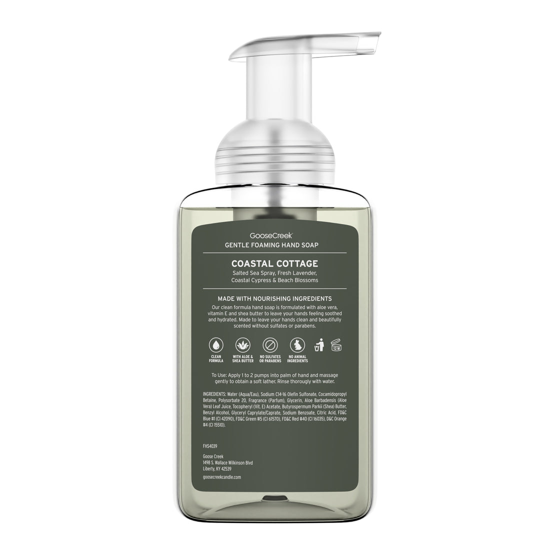 Coastal Cottage Foaming Hand Soap | Goose Creek – Goose Creek Candle