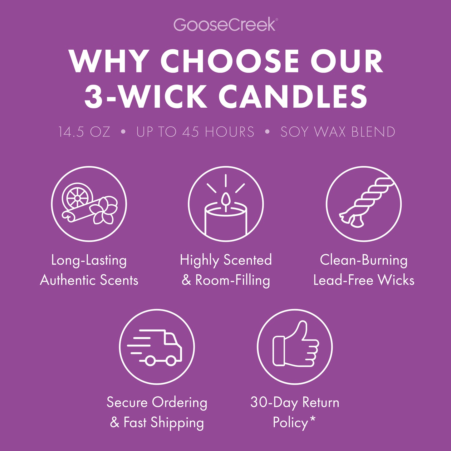 Coconut Beachwood 3-Wick Candle