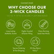 Load image into Gallery viewer, Coconut Caramel Apple 3-Wick Candle
