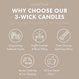Load image into Gallery viewer, Coconut &amp;amp; Sandalwood Aromatherapy 3-Wick Candle
