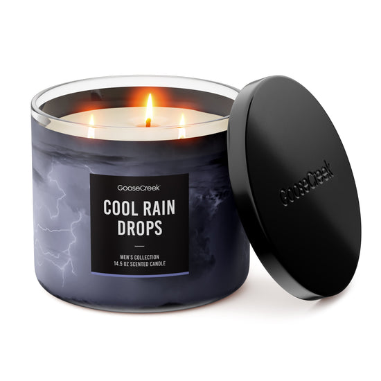 Create a Serene Atmosphere with our Cool Rain Drops Candle – Goose