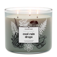 Cool Rain Drops Odor Eliminating 3-Wick Candle