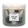 Cool Rain Drops Odor Eliminating 3-Wick Candle