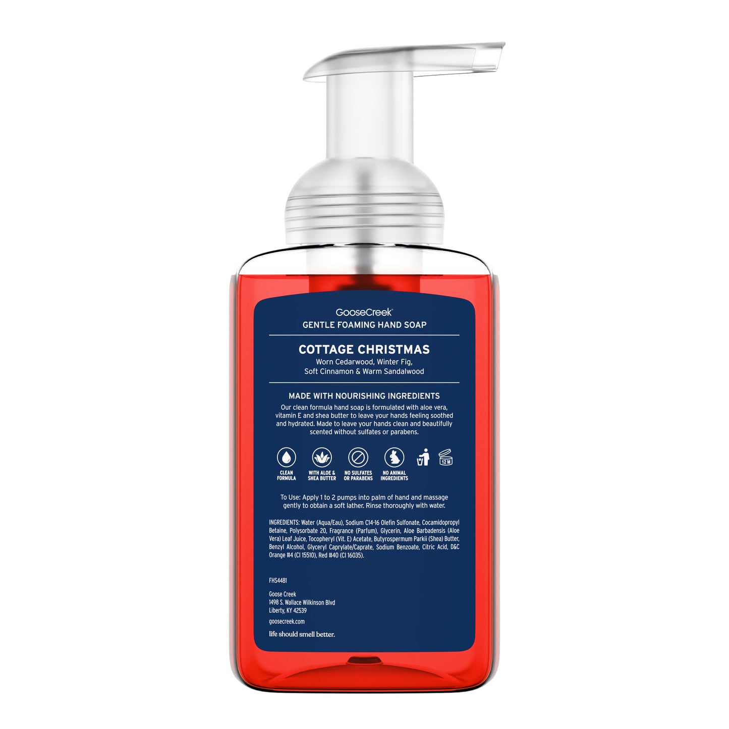 Cottage Christmas Lush Foaming Hand Soap