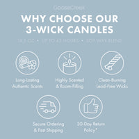 Cotton Vanilla Breeze 3-Wick Candle