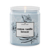 Cotton Vanilla Breeze Odor Eliminating 7oz Single Wick Candle