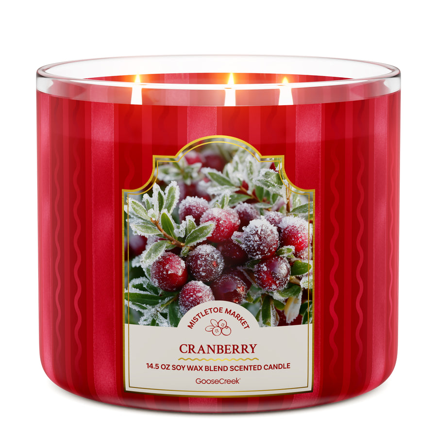 Cranberry 3-Wick Candle