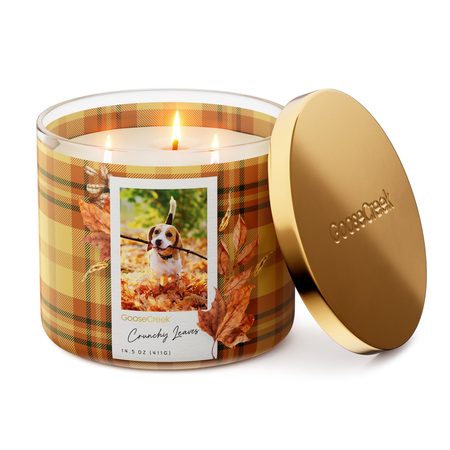 Crunchy Leaves 3-Wick Candle