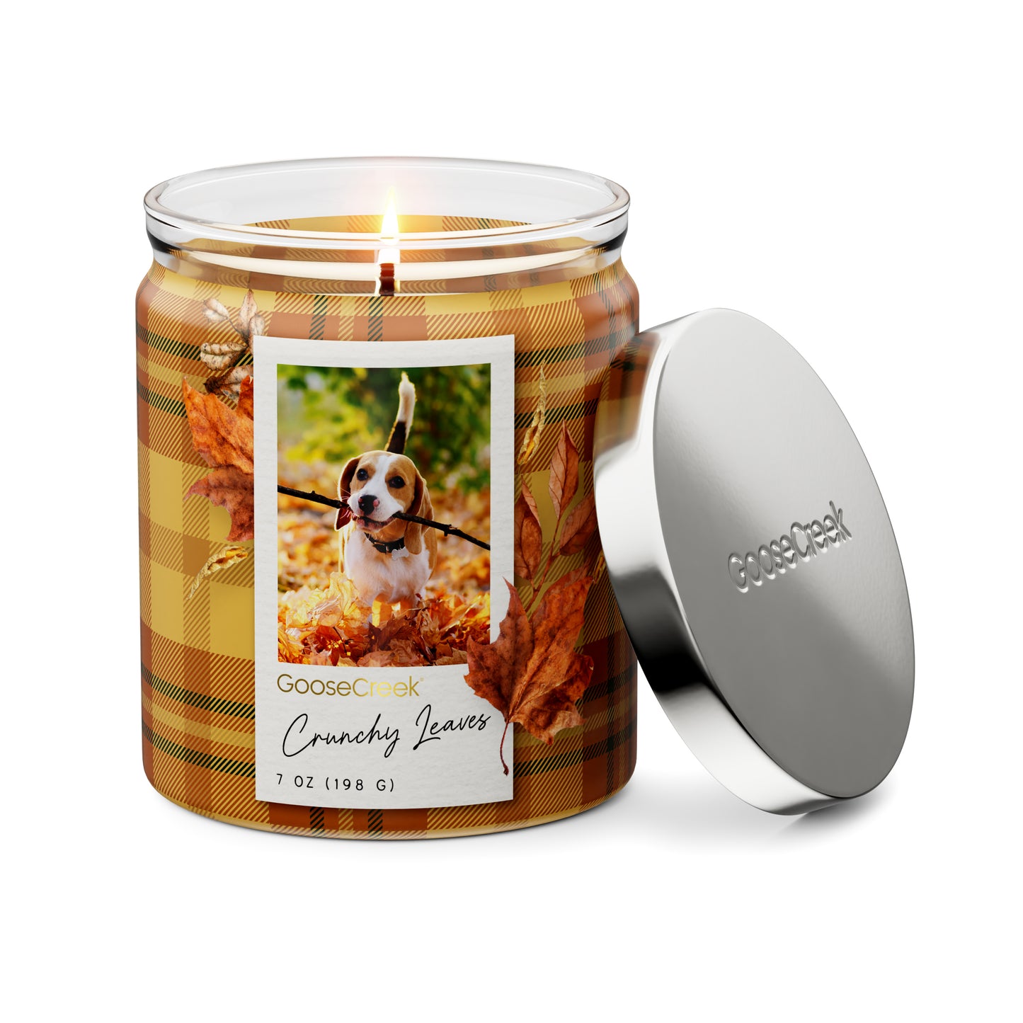 Crunchy Leaves 7oz Single Wick Candle