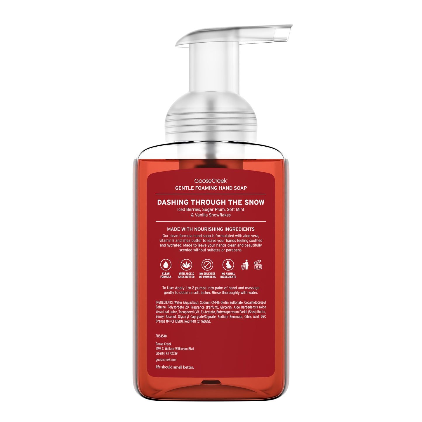 Dashing Through The Snow Lush Foaming Hand Soap