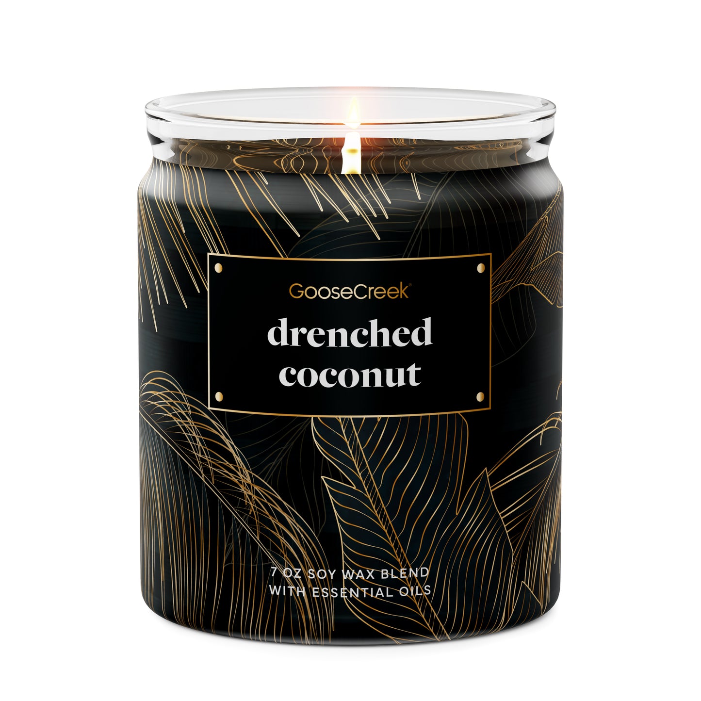 Drenched Coconut 7oz Single Wick Candle