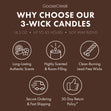 Load image into Gallery viewer, Drenched Coconut Odor Eliminating 3-Wick Candle
