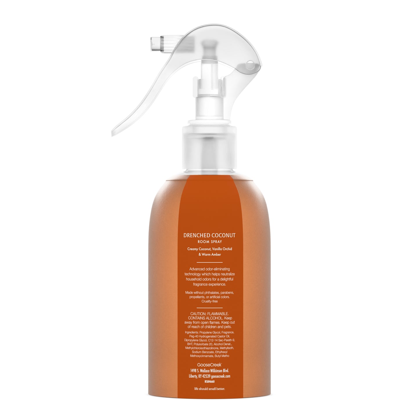 Drenched Coconut Odor Eliminating Room Spray