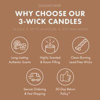 Earl Grey Tea 3-Wick Candle