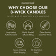 Load image into Gallery viewer, Evening Crafts 3-Wick Candle
